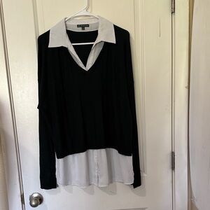 Adrianna Papell Black and White Sweater